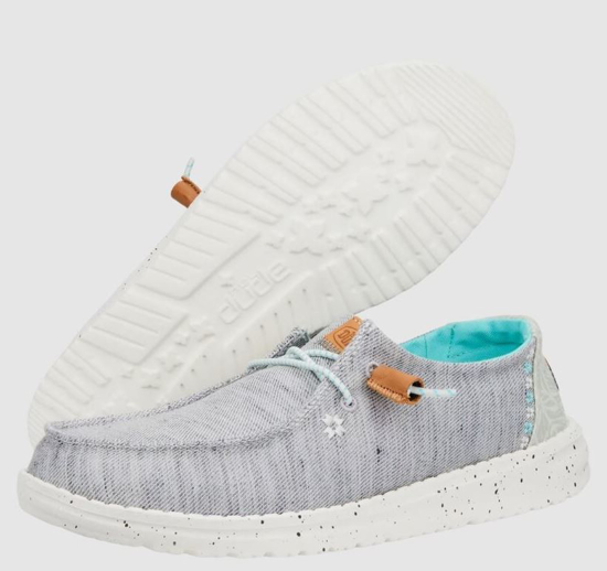 HEYDUDE ž čevlji 40753-030 WENDY HEATHERED SLUB grey