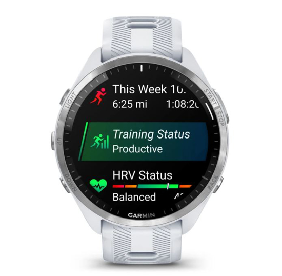 GARMIN športna ura FORERUNNER 965 AMOLED whitestone
