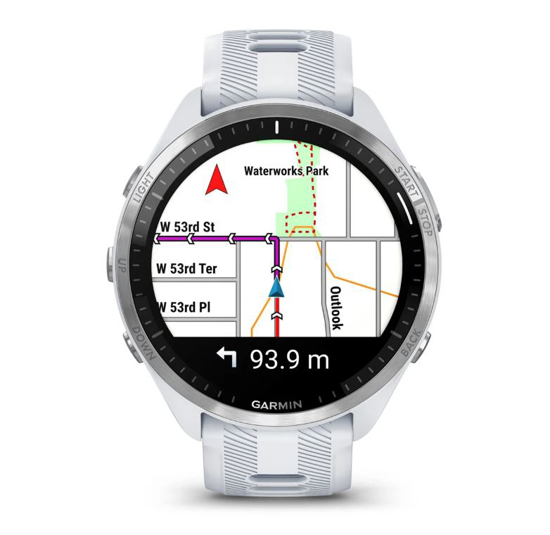 GARMIN športna ura FORERUNNER 965 AMOLED whitestone