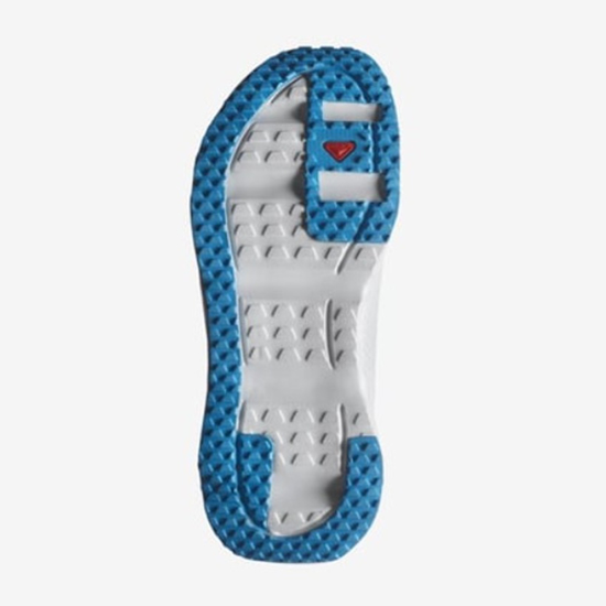 SALOMON m natikači 477161 REELAX SLIDE 6.0 white/transcend blue/lemon