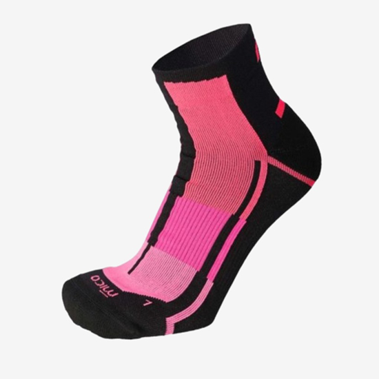 MICO ž tekaške nogavice CA01509 773 ODOR ZERO black pink