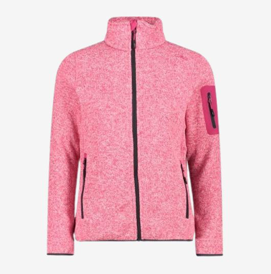 CMP ž jopica 3H14746 10CM WOMAN JACKET KNITTED fucsia bianco titanio