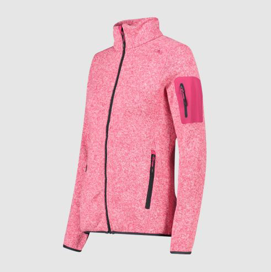 CMP ž jopica 3H14746 10CM WOMAN JACKET KNITTED fucsia bianco titanio