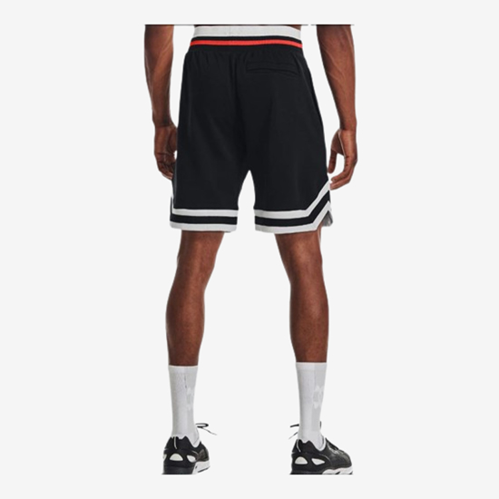 UNDER ARMOUR m hlače 1361624-001 UA RIVAL FLC ALMA MATER SHORTS black red grey