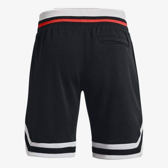 UNDER ARMOUR m hlače 1361624-001 UA RIVAL FLC ALMA MATER SHORTS black red grey