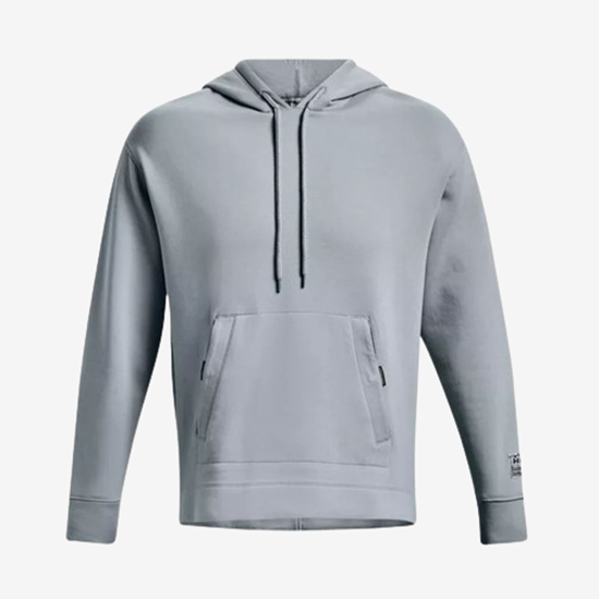 UNDER ARMOUR m kapucar 1377173-465 SUMMIT KNIT HOODIE blue grey