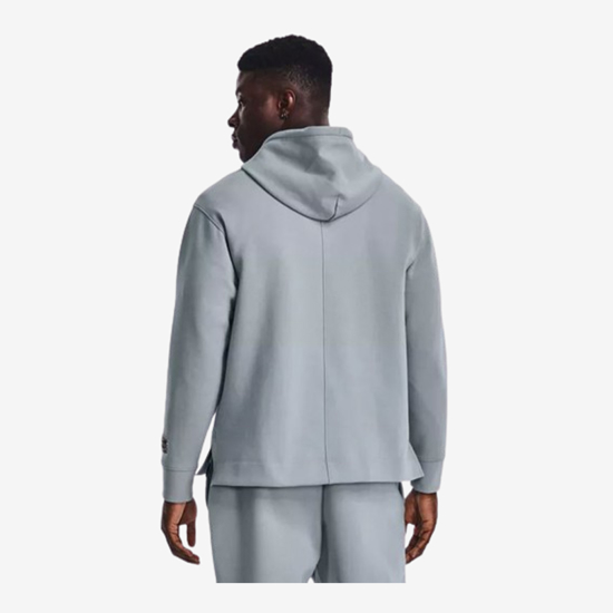 UNDER ARMOUR m kapucar 1377173-465 SUMMIT KNIT HOODIE blue grey