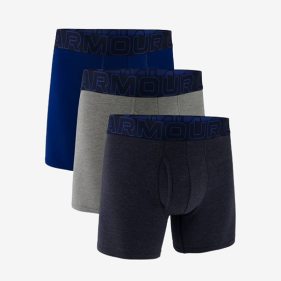 UNDER ARMOUR m spodnje hlače 1383889-410 UA PERF COTTON 3-PAIR royal grey navy