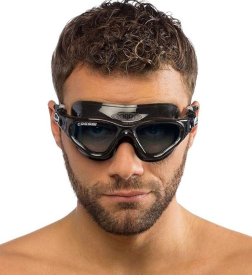 CRESSI odr plavalna očala DE201992 COBRA black black smoked lens