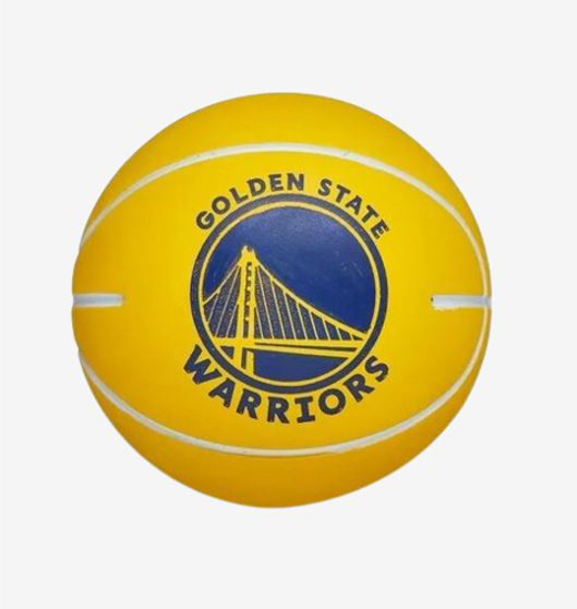 WILSON žogica WTB1100PDQGOL NBA DRIBBLER GOLDEN STATE WARRIORS yellow