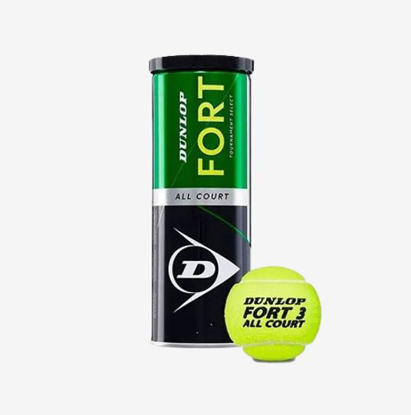 DUNLOP žogice za tenis FORT 3 yellow