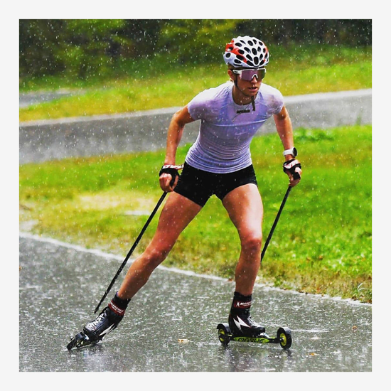 MARWE tekaške rolke za poletni tek na smučeh SET SKATING 620 FXM US6 MEDIUM+RSSK yellow