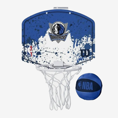 WILSON košarkarska žoga WTBA1302DAL NBA TEAM DALLAS MAVERICKS MINI HOOP blue