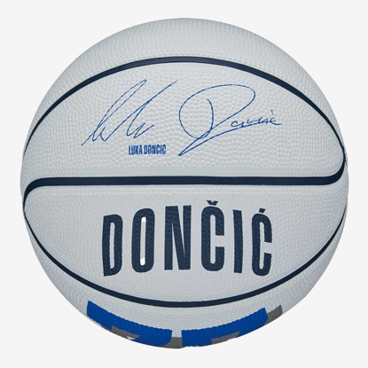 WILSON košarkarska žoga WZ4007701 NBA PLAYER ICON MINI LUKA DONČIĆ blue white