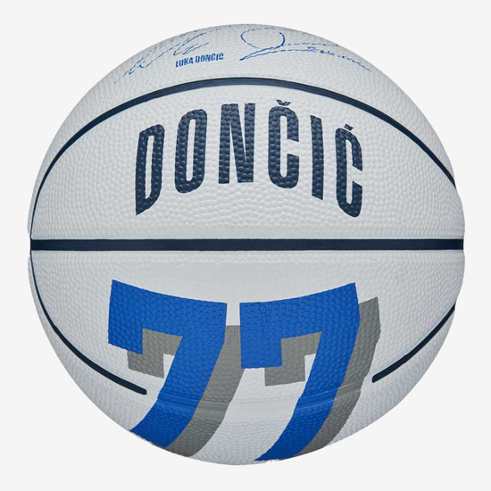 WILSON košarkarska žoga WZ4007701 NBA PLAYER ICON MINI LUKA DONČIĆ blue white