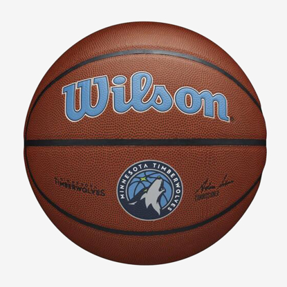 WILSON košarkarska žoga WTB3100 NBA TEAM COMPOSITE MINNESOTA TIMBERWOLVES orange blue