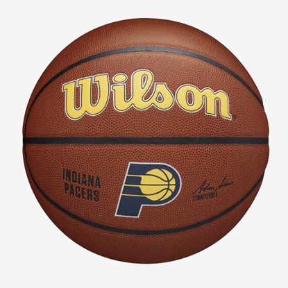 WILSON košarkarska žoga WTB3100 NBA TEAM ALLIANCE INDIANA PACERS orange yellow