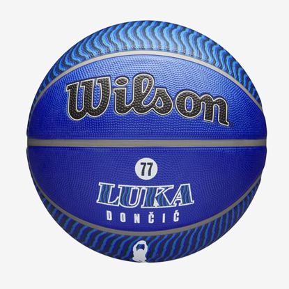 WILSON košarkarska žoga WZ4006401 NBA PLAYER ICON LUKA DONČIĆ OUTDOOR BALL blue