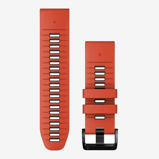 GARMIN pašček QUICKFIT® 26 010-13281-04 flame red graphite silicone