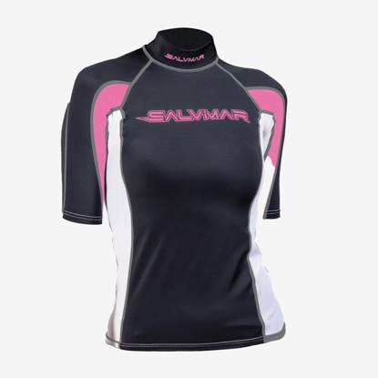 SALVIMAR ž uv majica ASN0014 RUSH GUARD 50+  black pink white