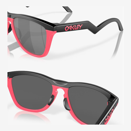 OAKLEY sončna očala 9289-04 FROGSKINS HYBRID Matte Black/Neon Pink Prizm Black