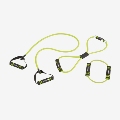 TOORX elastika za fitnes AHF-068 TUBE SET green black