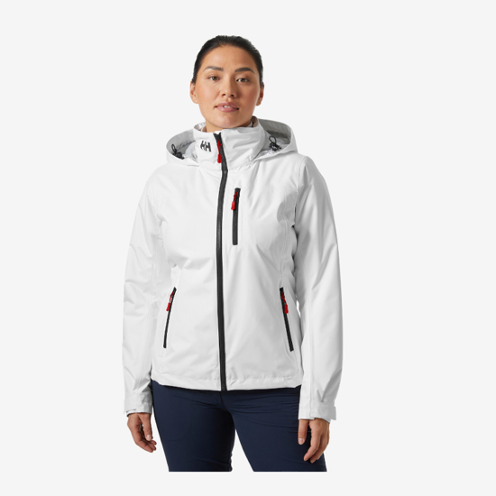 HELLY HANSEN ž jakna 34447 001 CREW HOODED MIDLAYER 2.0 white