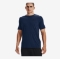 UNDER ARMOUR m majica UA LEFT CHEST LOGO SHORT SLEEVE academy navy