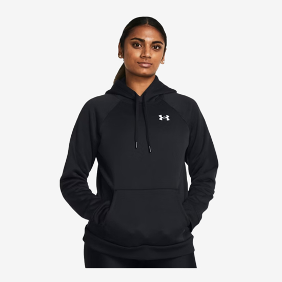 UNDER ARMOUR ž kapucar 1386507-001 ARMOUR FLEECE HOODIE black