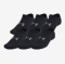 UNDER ARMOUR nogavice ESSENTIAL 6-PACK NO-SHOW SOCKS black