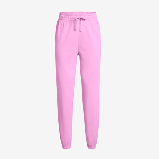 UNDER ARMOUR ž hlače 1382735-638 RIVAL TERRY JOGGERS pink