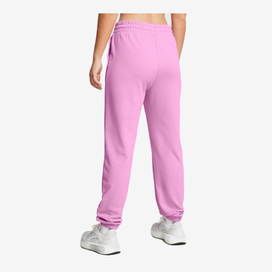 UNDER ARMOUR ž hlače 1382735-638 RIVAL TERRY JOGGERS pink