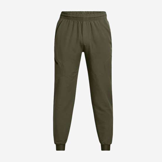 UNDER ARMOUR m hlače 1388823-390 UNSTOPPABLE JOGGERS olive
