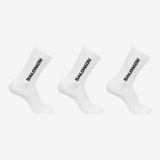 SALOMON nogavice LC208600 EVERYDAY CREW 3-PACK white