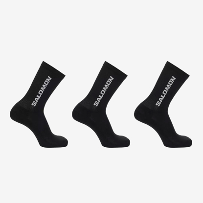 SALOMON nogavice LC208610 EVERYDAY CREW 3-PACK black