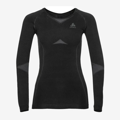ODLO ž perilo majica  195791 60056 PERFORMANCE WARM SLIM LONG SLEEVE black grey