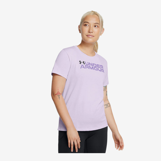 UNDER ARMOUR ž majica 1386847-535 BIG LOGO  PACK SHORT SLEEVE salt purple white