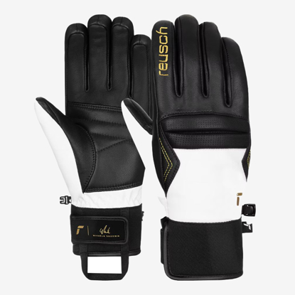REUSCH ž smučarske rokavice 6431255 7701 MIKAELA SHIFFRIN black white