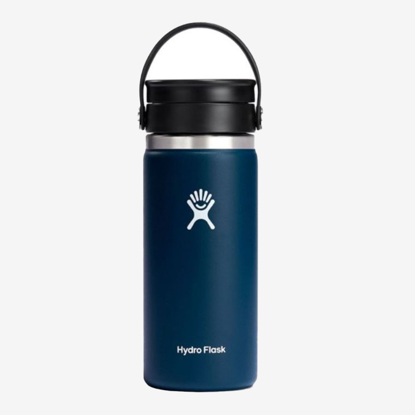 HYDRO FLASK 16 oz WIDE MOUTH FLEX SIP™ LID W16BCX464 473 ml indigo
