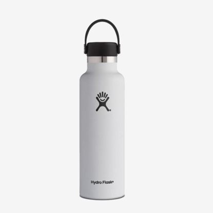 HYDRO FLASK STANDARD MOUTH WITH FLEX STRAW CAP S21SX110 621ml white