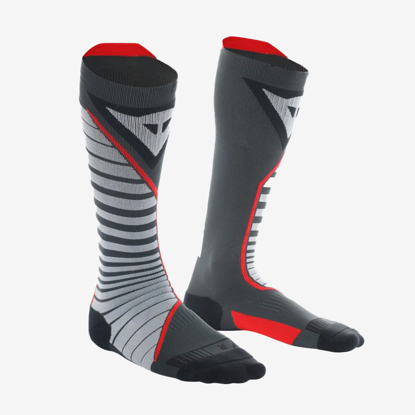 DAINESE odr smučarske nogavice 2049100025 606 LONG SOCKS black red