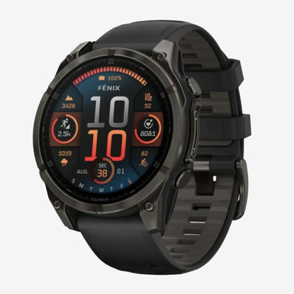 GARMIN športna ura FENIX® 8 010-02904-21 amoled/sapphire/titan dlc/black silikon