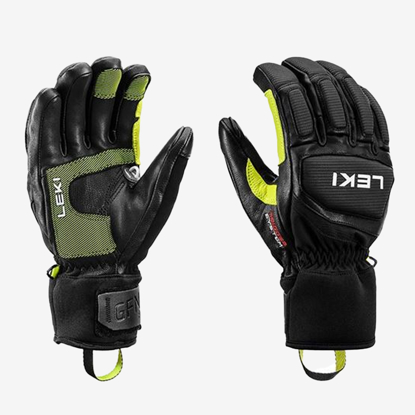 LEKI odr smučarske rokavice 653843303 GRIFFIN PRO 3D black lime
