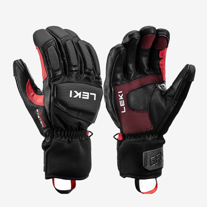LEKI odr smučarske rokavice 653843302 GRIFFIN PRO 3D black red
