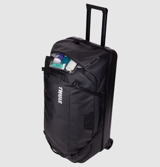 THULE kovček 808413 CHASM CHECK IN WHEELED DUFFEL SUITCASE black 110 L