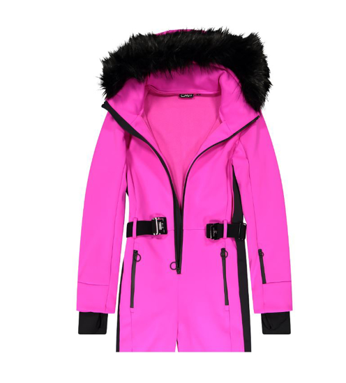 CMP  ž smučarski kombinezon 34W4456F B818 SUIT WITH DETACHABLE HOOD festival