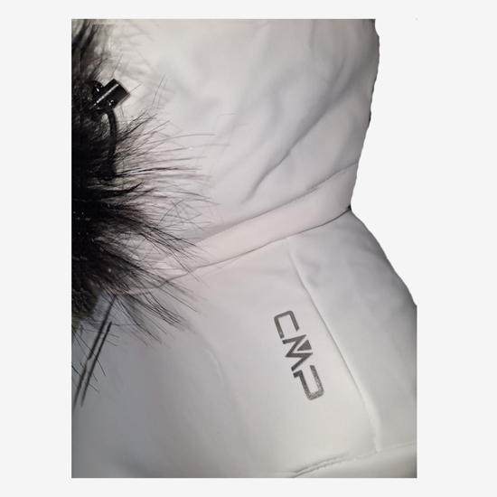 CMP  ž smučarski kombinezon 34W4456F A001 SUIT WITH DETACHABLE HOOD bianco