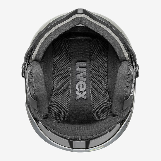 UVEX odr smučarska čelada S56631612 WANTED VISOR PRO V black silver