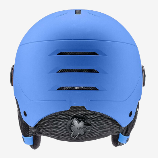 UVEX otr smučarska čelada S5662632 ROCKET JR VISOR blue matt