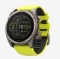 GARMIN športna ura FENIX® 8 SOLAR sapphire titanium with amp yellow graphite silicone band, 51 mm
